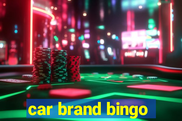 car brand bingo